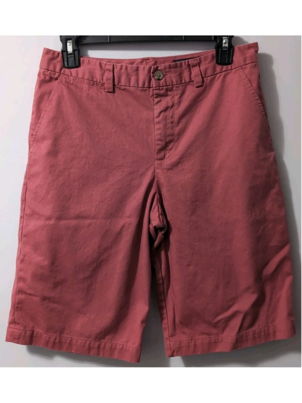 Polo Ralph Lauren Shorts Boys Salmon Flat Front Chino Canvas Coral Size XL (20)